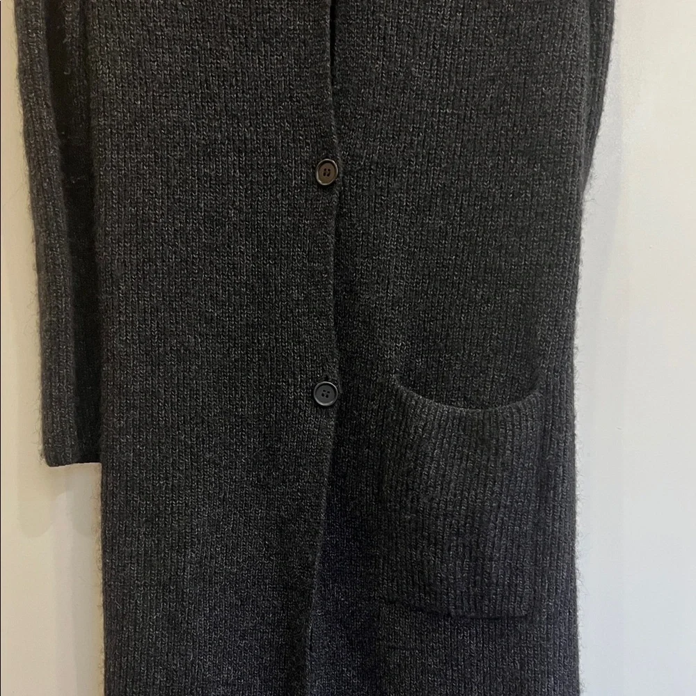 COS Charcoal long Knit Cardigan - Picture 4 of 8